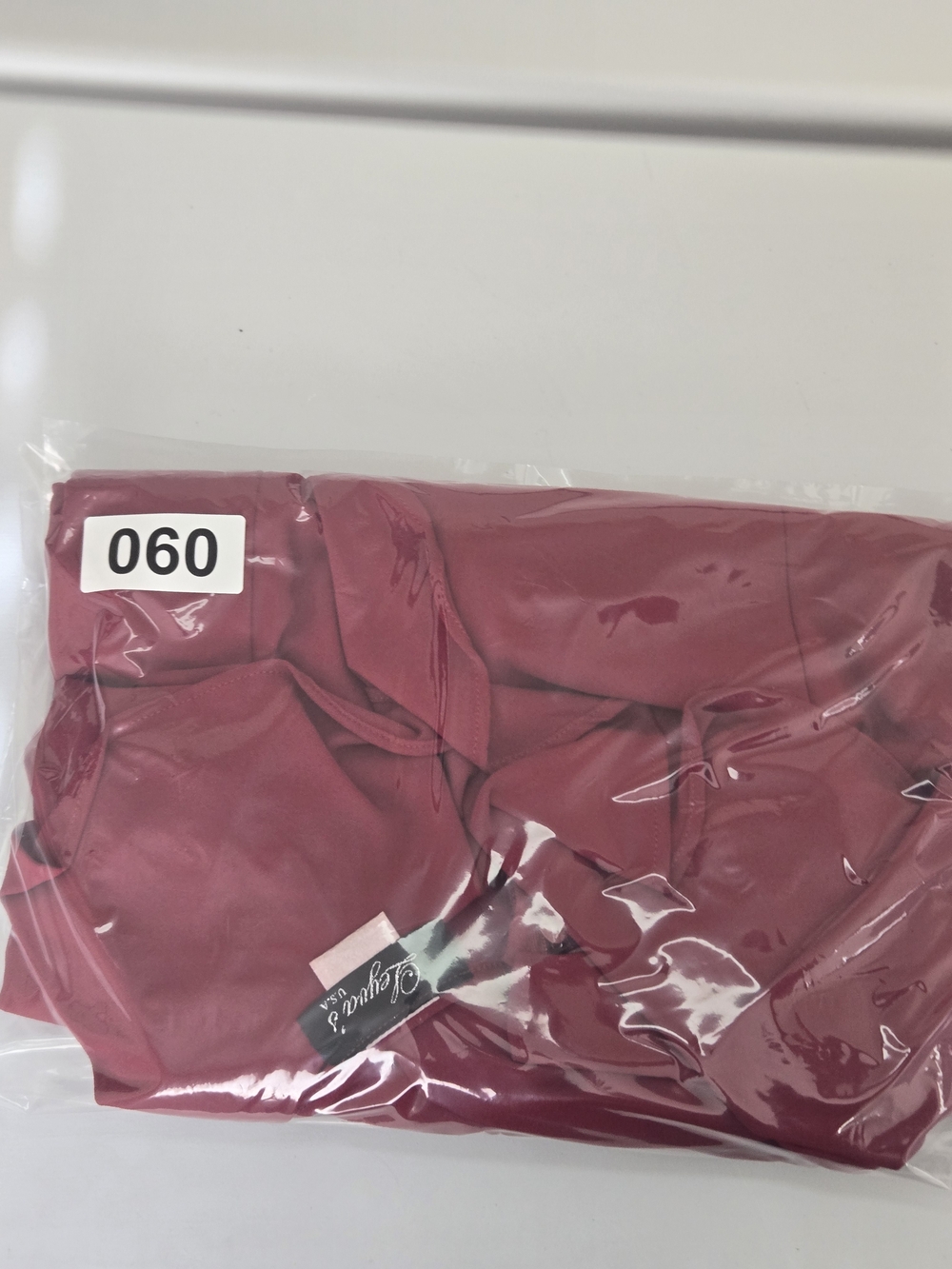 Red Off-Shoulder Ruffle Jumpsuit - Picture 10 of 10